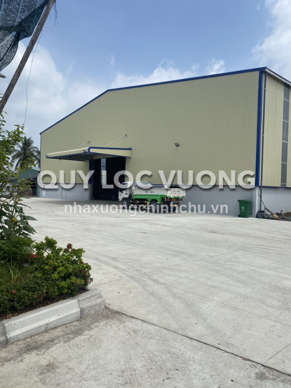 Cho thuê nhà xưởng đẹp 2.800m2 ở huyện Bến Lức, Long An