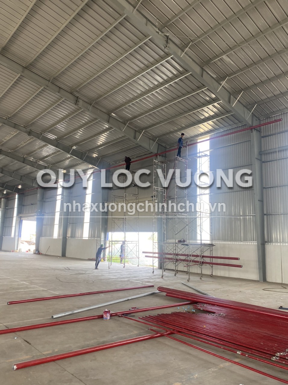 Cho thuê nhà xưởng đẹp 2.800m2 ở huyện Bến Lức, Long An