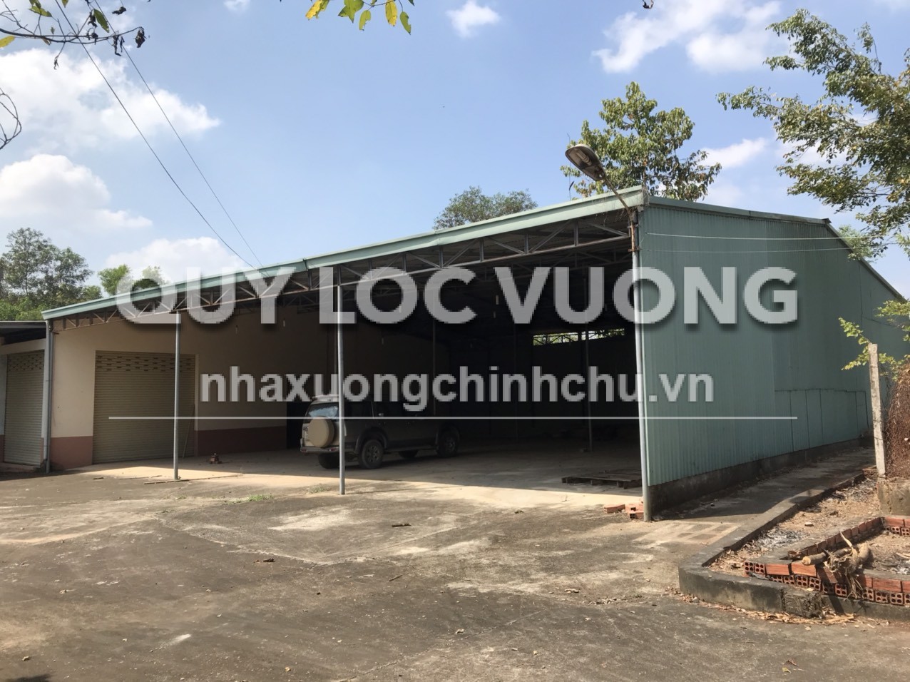 Cho thuê kho 800m2 ở xã Trị An, huyện Vĩnh Cửu, Đồng Nai giá rẻ