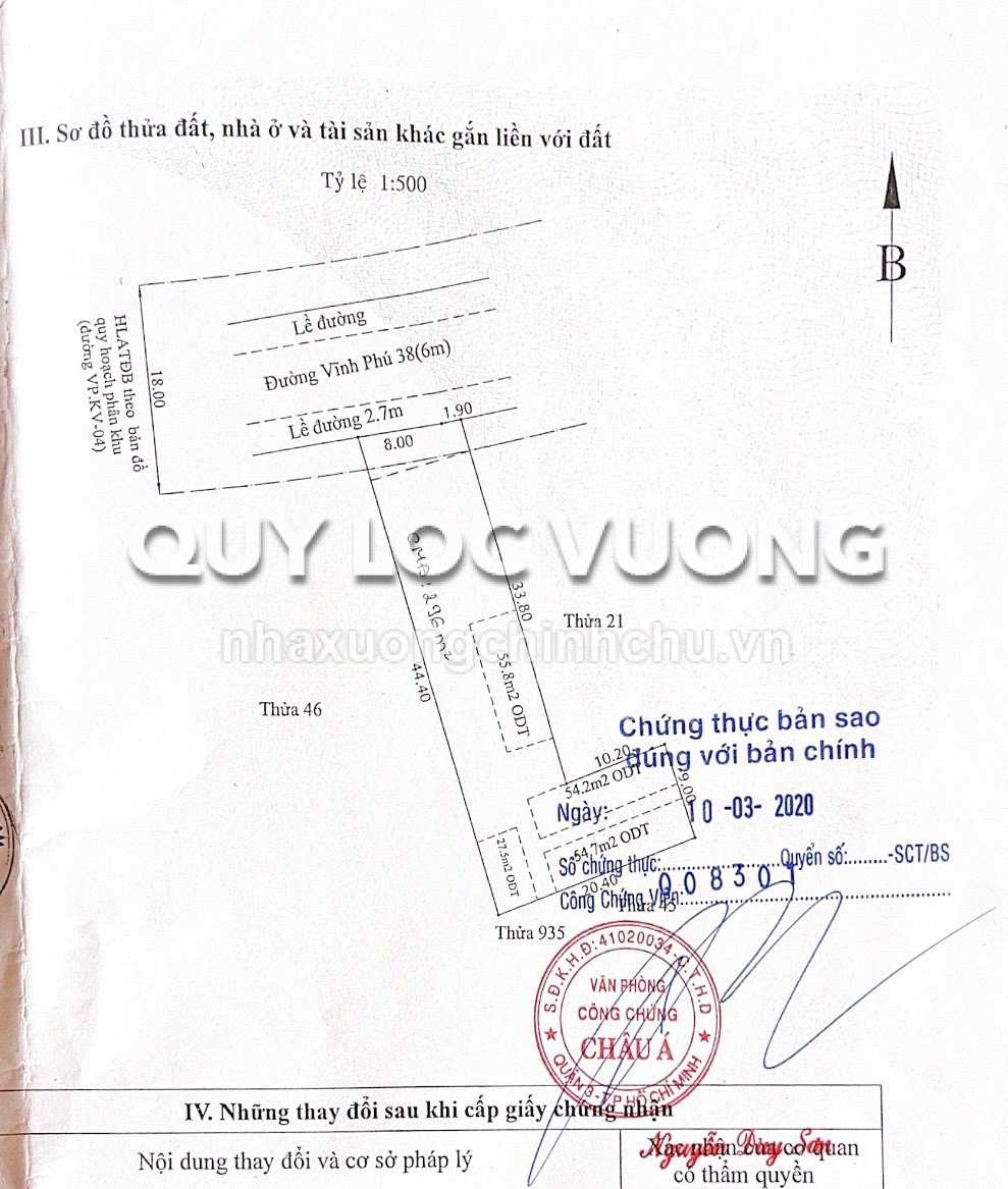 Bán kho rộng 522m2 ở Vĩnh Phú, Thuận An, Bình Dương, giá 19 tỷ đồng