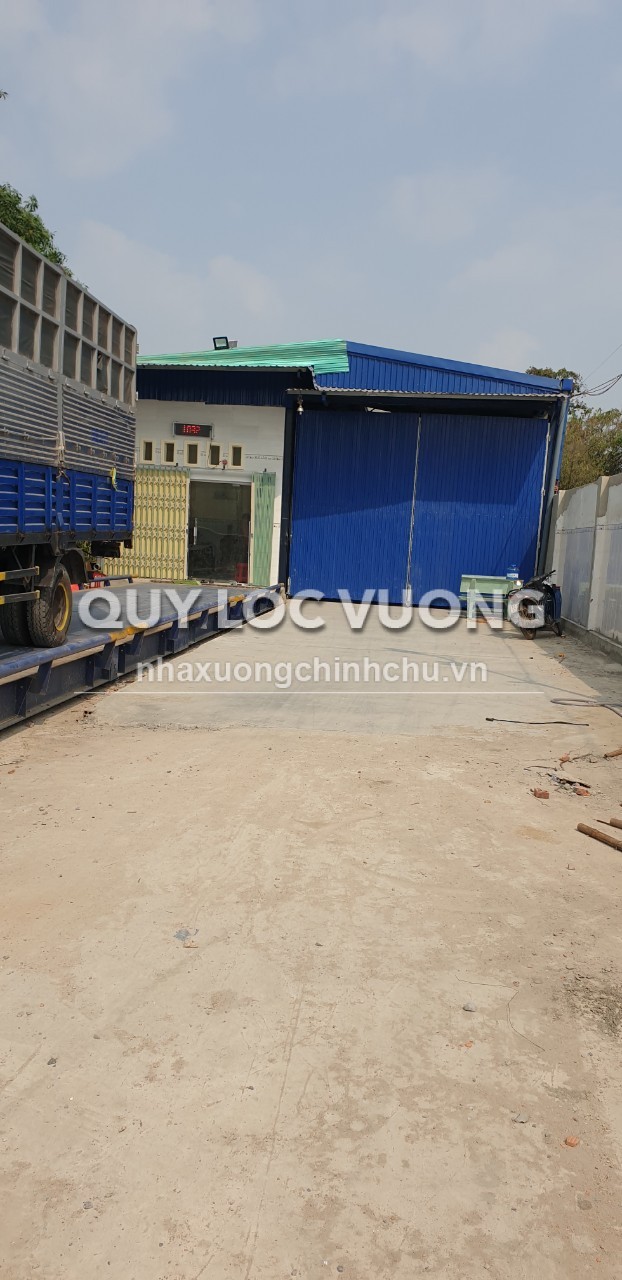 Cho thuê xưởng 650m2 gần cây xăng Kim Hằng, Tân Uyên, BD, 55tr/tháng