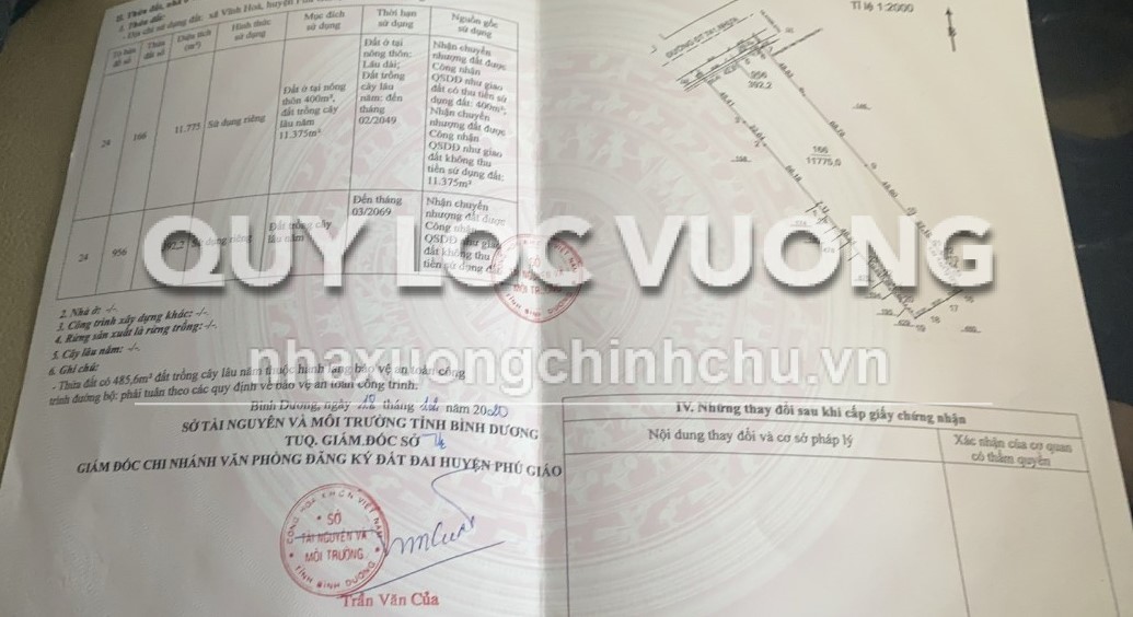 Bán 12.000m2 đất SKC ở mặt tiền đường lớn, Vĩnh Hòa, Phú Giáo, BD