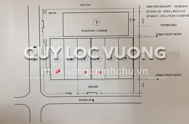 Cho thuê 3 kho tổng 2.880m2 ở KCN Sóng Thần 1, Bình Dương