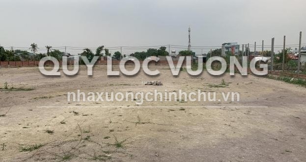 Cho thuê đất làm sân bãi 8.200m2 ở mặt tiền đường lớn, Tân Bình, Dĩ An