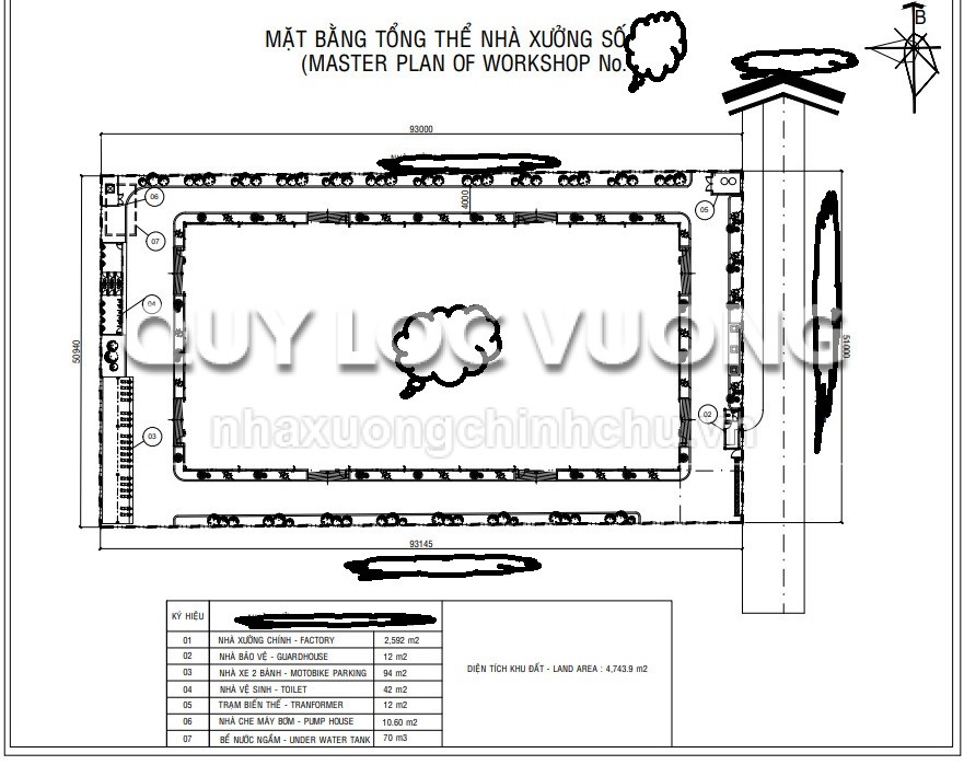 Cho thuê xưởng 2.593m2 trong KCN Long Thành, Đồng Nai, 4.6 USD/m2