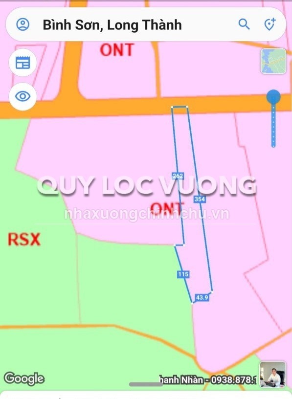Bán đất 14.133m2 ở xã Bình Sơn, Long Thành, Đồng Nai, 3.5 triệu/m2