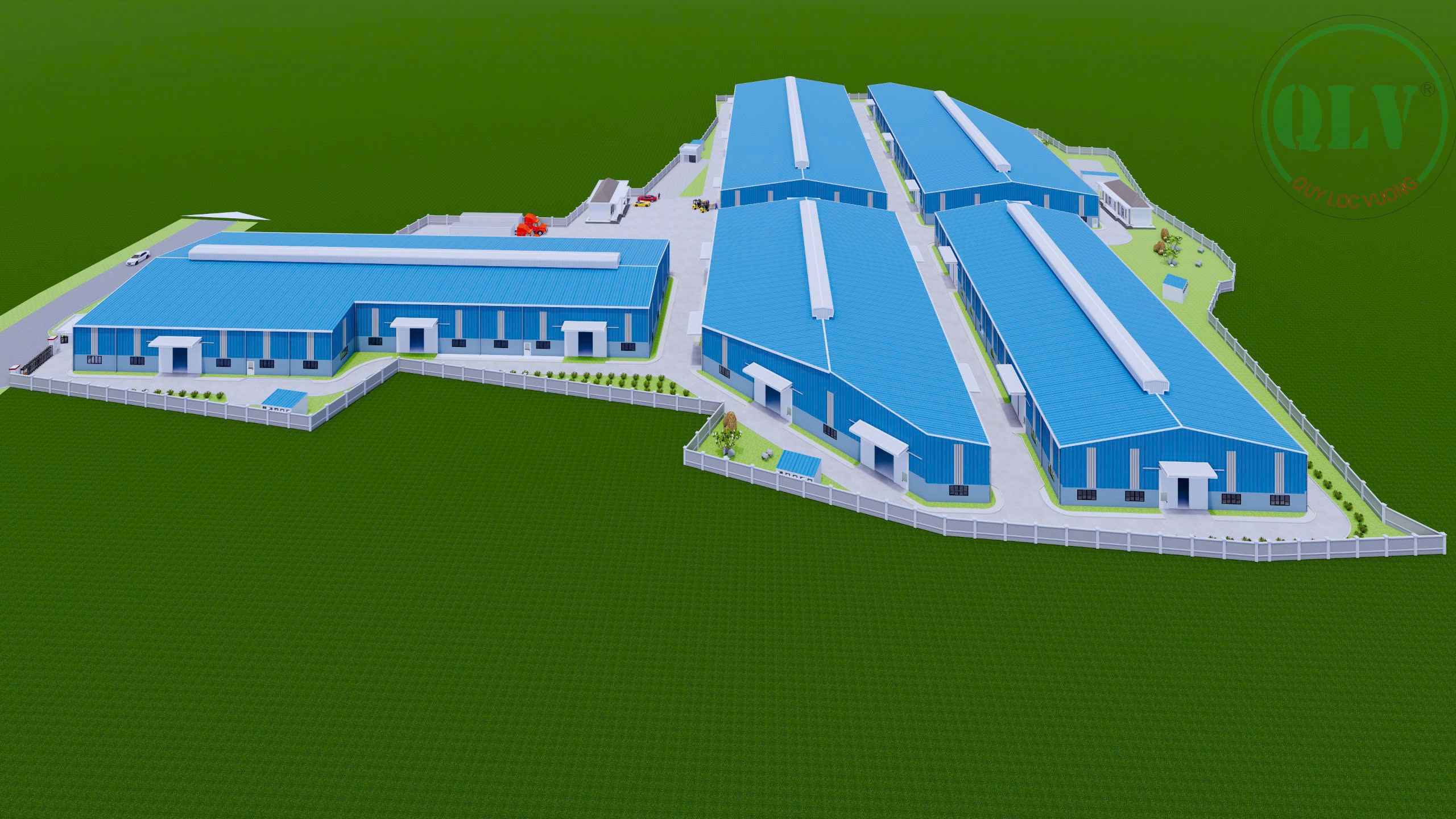 Cho thuê 5 xưởng đang xây dt 16.398m2 ở Bắc Tân Uyên, Bình Dương