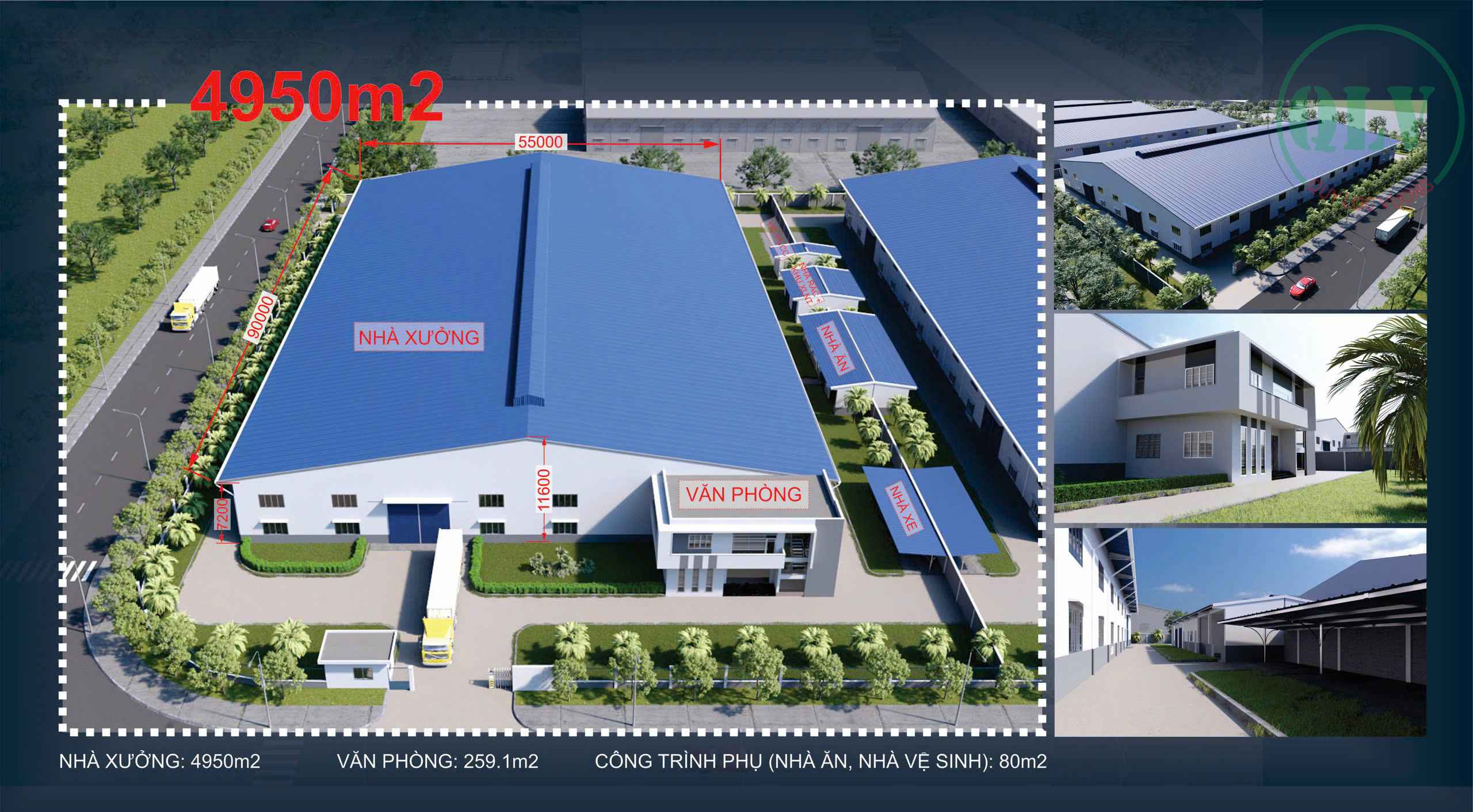  Cho thuê 5 xưởng tổng dt 20.970m2 ở KCN Nam Tân Uyên, BD, 4USD/m2