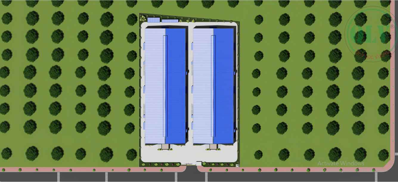 Cho thuê 2 xưởng tổng 23.040m2 ở KCN Minh Hưng, Bình Phước, 2.5 usd/m2