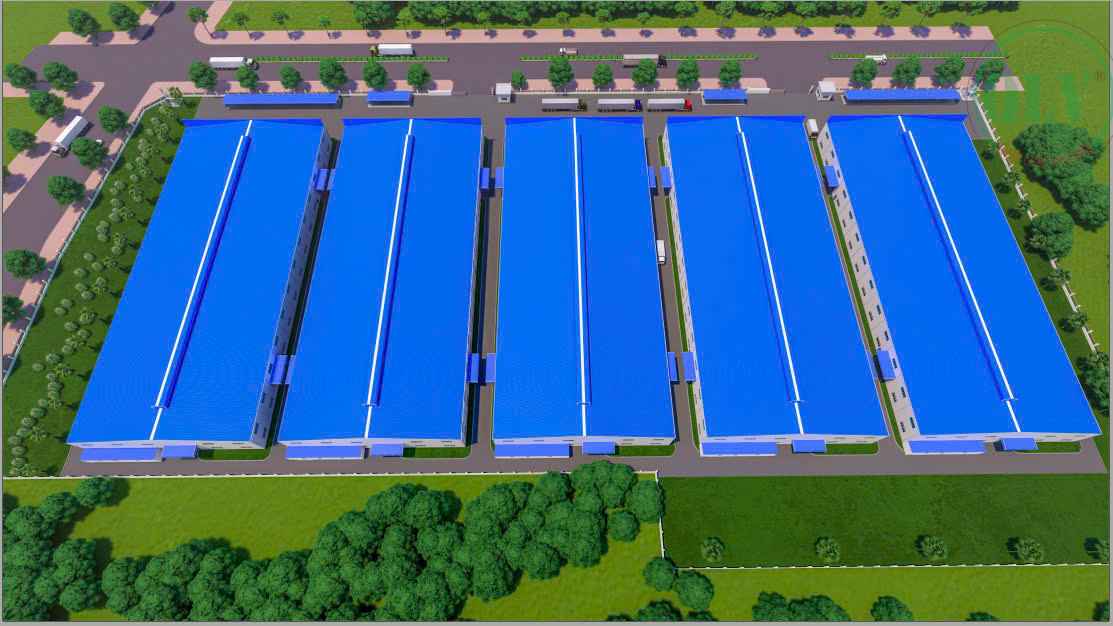 Cho thuê 5 xưởng tổng dt 25.000m2 ở KCN Nam Tân Uyên, 5 USD/m2