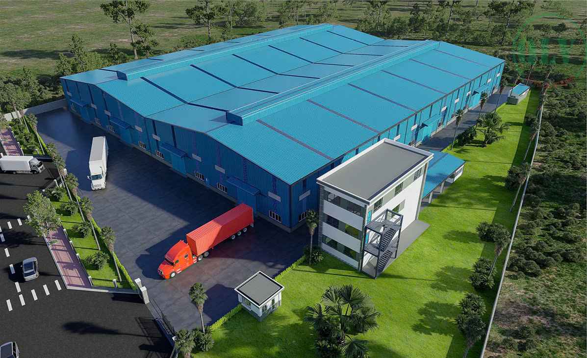 Cho thuê xưởng đang xây 8.682m2 ở Lai Hưng, Bàu Bàng, BD, 2.7 usd/m2