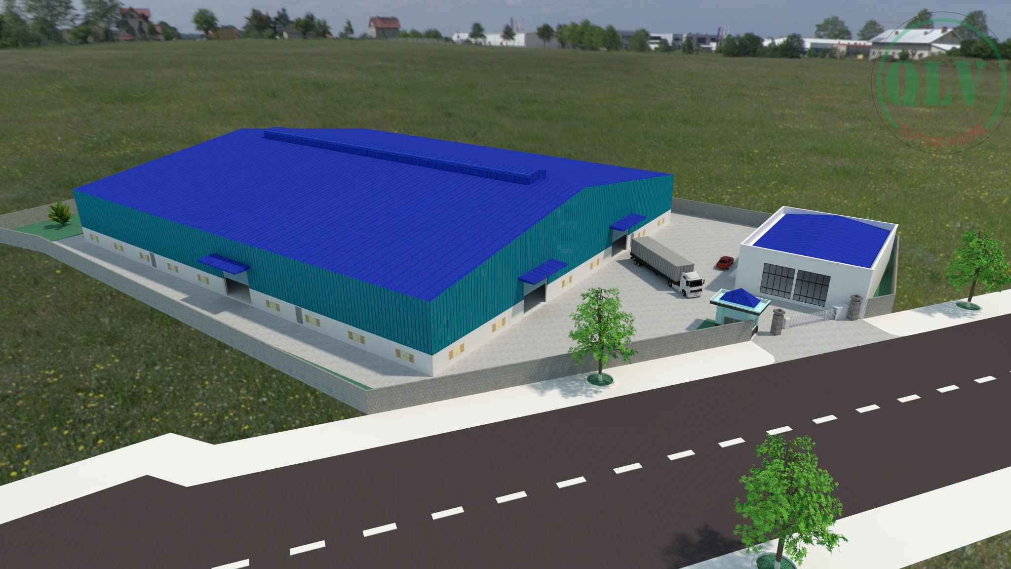 Cho thuê xưởng Zamil 4.800m2 ở Tân Định, Bắc Tân Uyên, 2.7 USD/m2