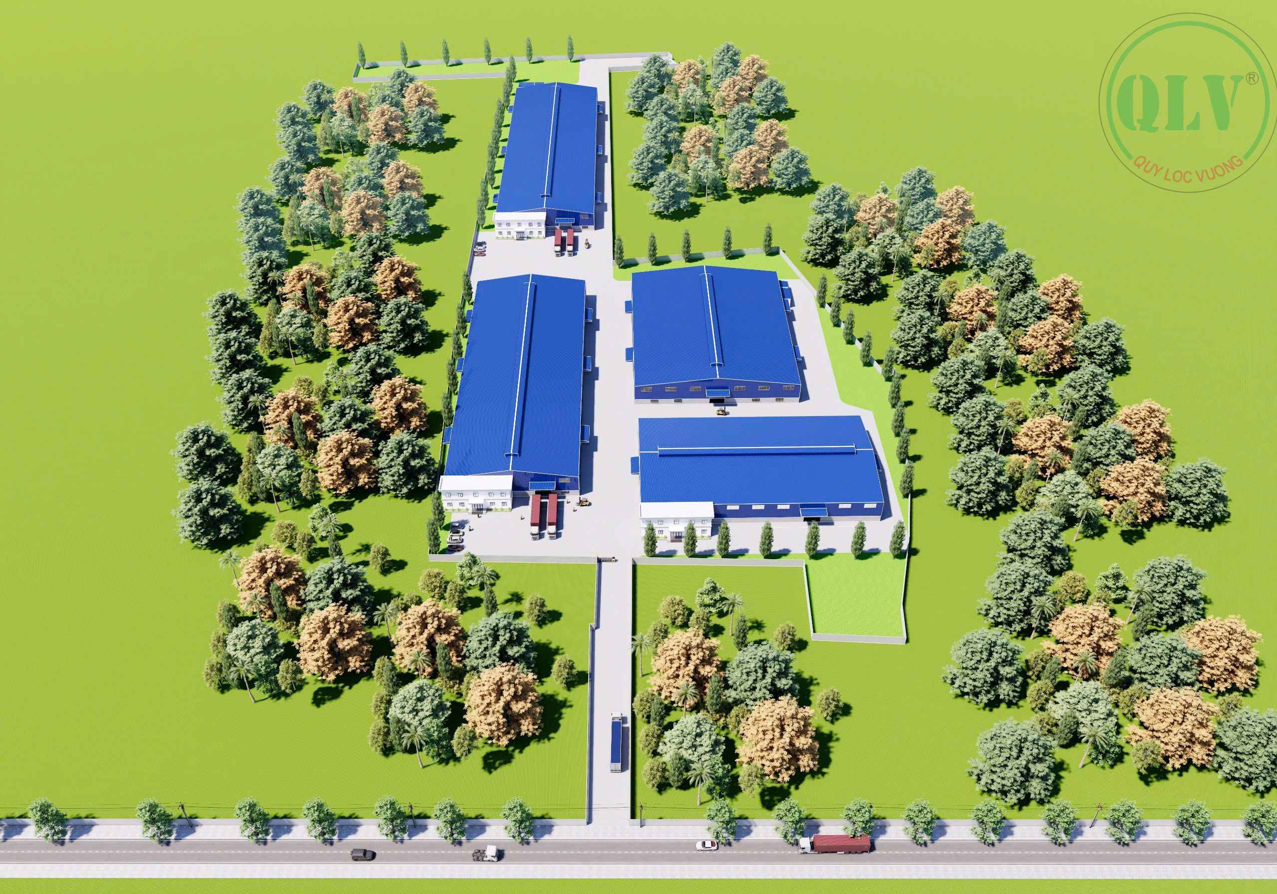 Cho thuê 4 xưởng tổng 18.500m2 ở An Lập, Bến Cát, Bình Dương, 2.5 USD/m2