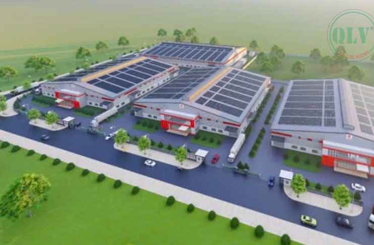 o thuê 4 lô xưởng tổng dt 17.430m2 ở KCN Đức Hòa, Long An