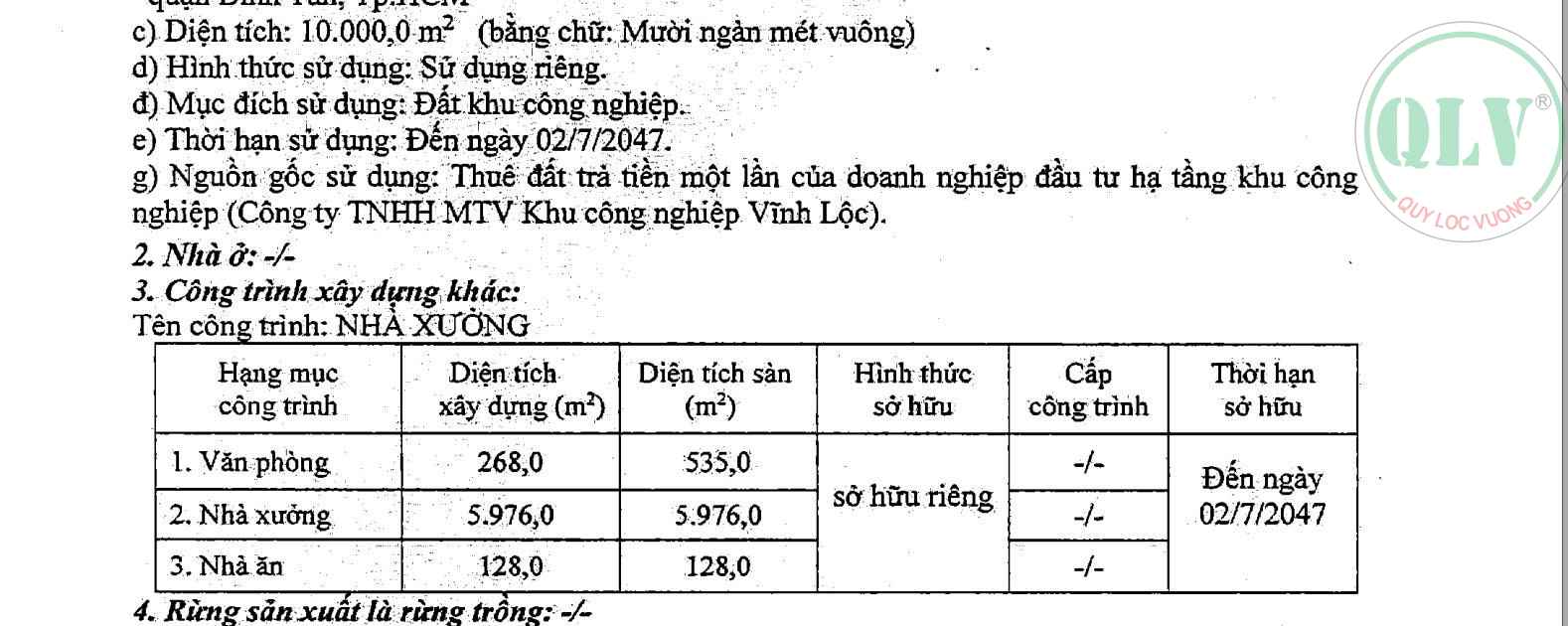 Cho thuê/bán xưởng KV 10.000m2 ở KCN Vĩnh Lộc 1, Bình Tân, HCM, 99 tỷ