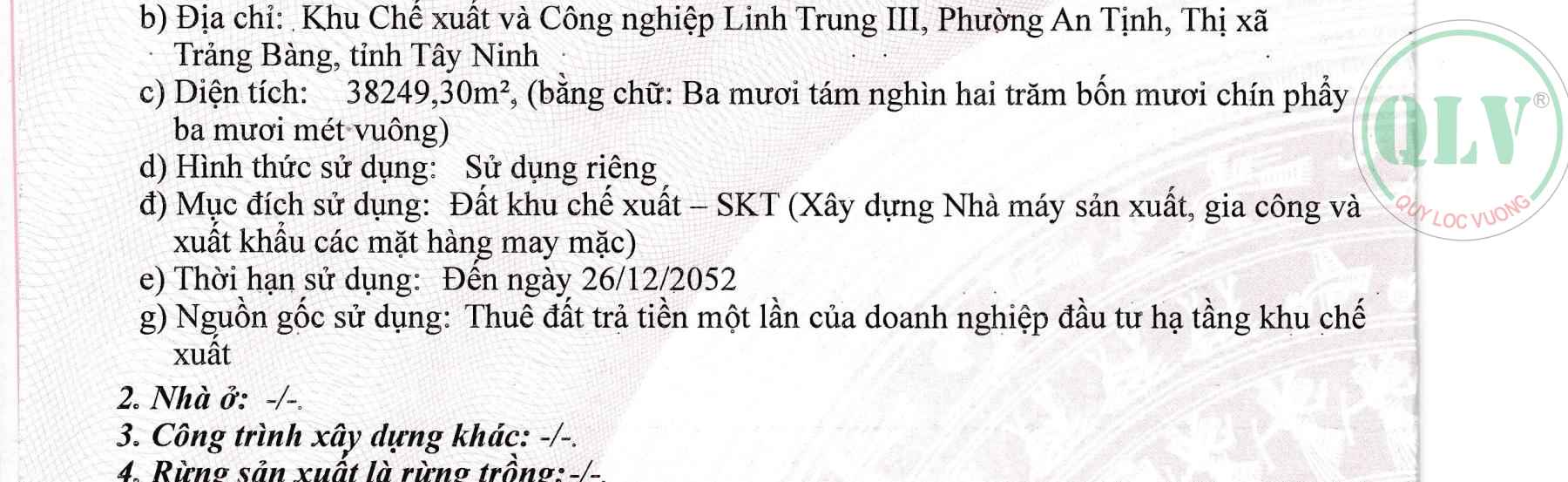 Nhà xưởng bán Tây Ninh 38.249m2, khung thép Zamil mới, có nhà kho và văn phòng