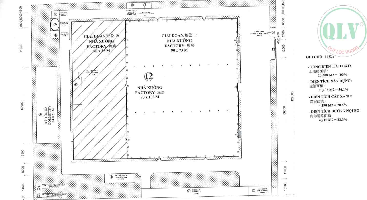 Bán nhà xưởng 20.308m2 ở KCN Trảng Bàng, Tây Ninh, xưởng đẹp, có văn phòng
