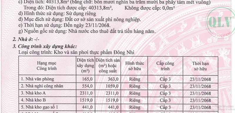 Bán nhà xưởng Trảng Bom