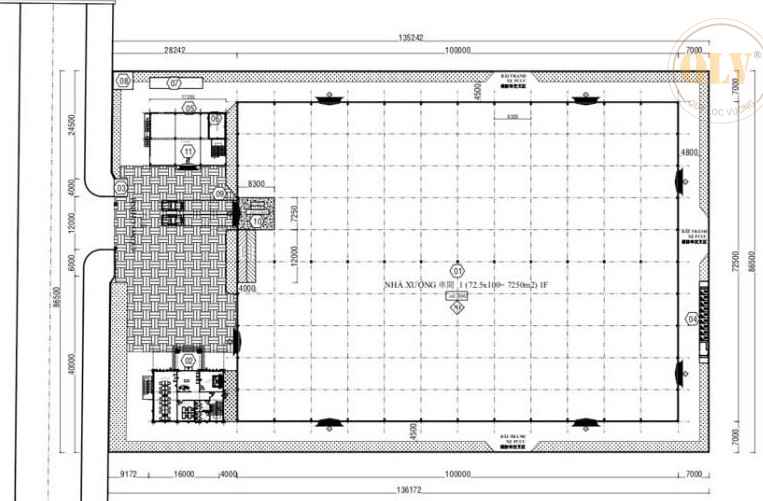 Cho thuê nhà xưởng KCN Đồng Xoài Bình Phước